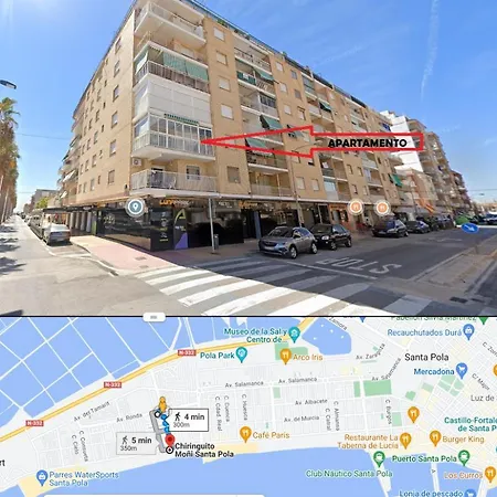 Apartamento Pacheco A 3 Min De La Playa Santa Pola